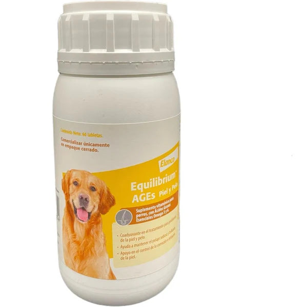 Equilibrium AGES Piel y Pelo 60 Tabs - Elanco Equilibrium AGES Piel y Pelo 60 Tabs - Elanco